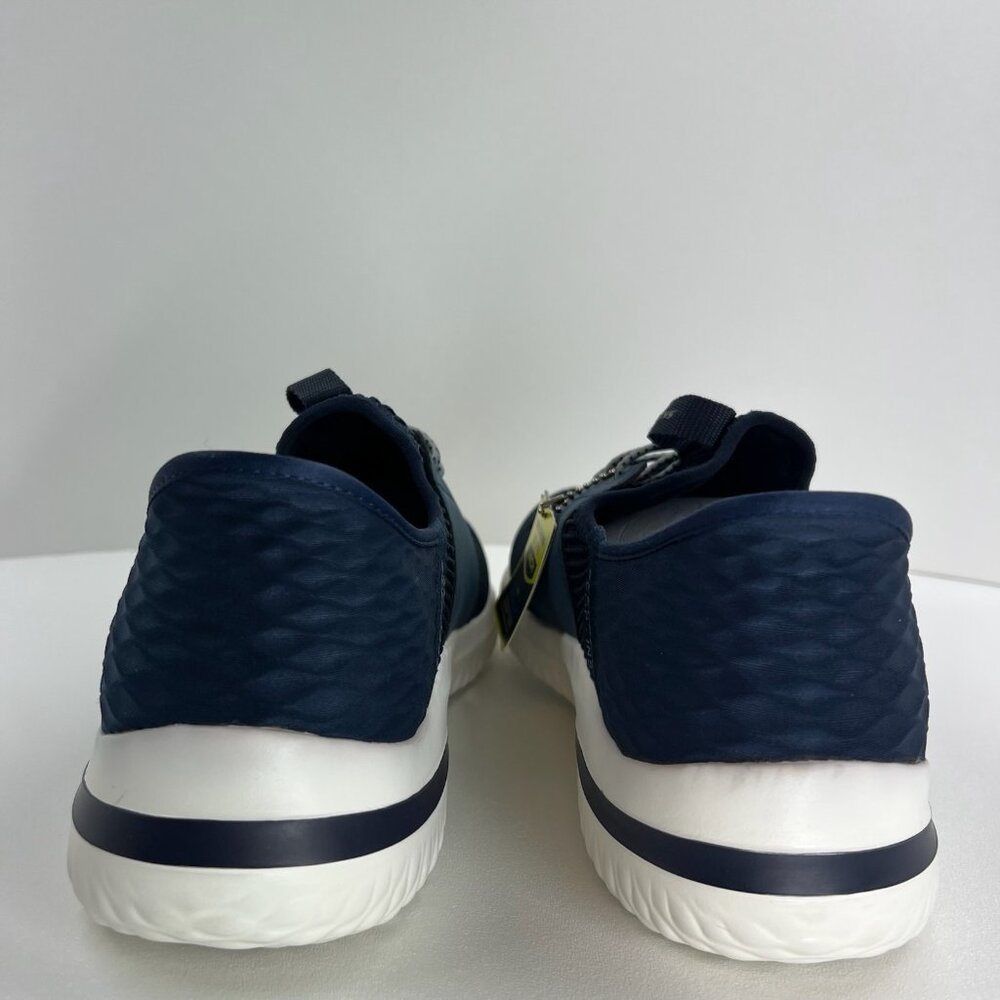 Skechers Slip-Ins Delson 3.0 Lavell Sneaker Mens 11.5 Memory Foam Knit Navy Blue - Picture 5 of 12